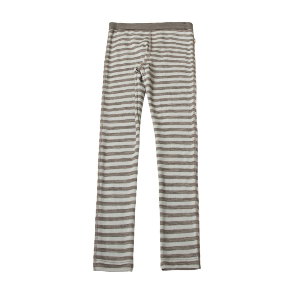 Joha - Leggings i Ull Striper Mynte