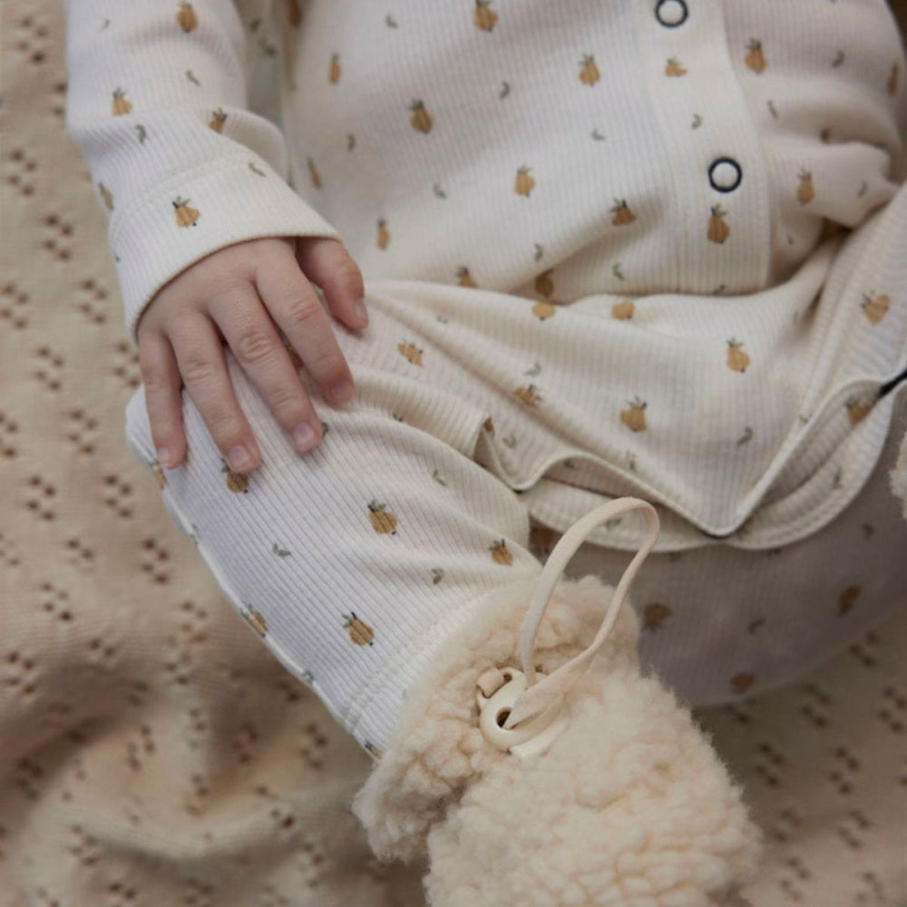 Lil'Atelier - Heldress Jersey Rib Mio Coconut Milk/ Pear