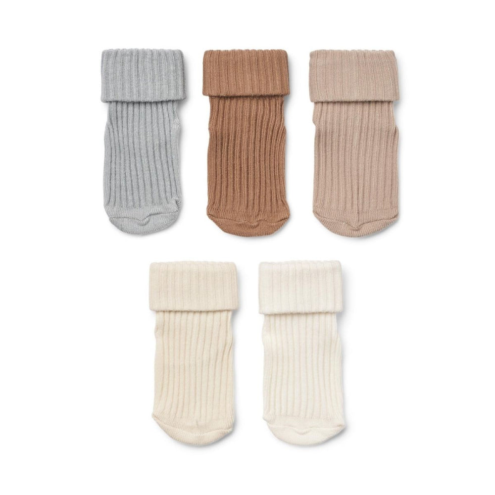 Wheat - Sokker 5 pk Gaveeske Evig Blue