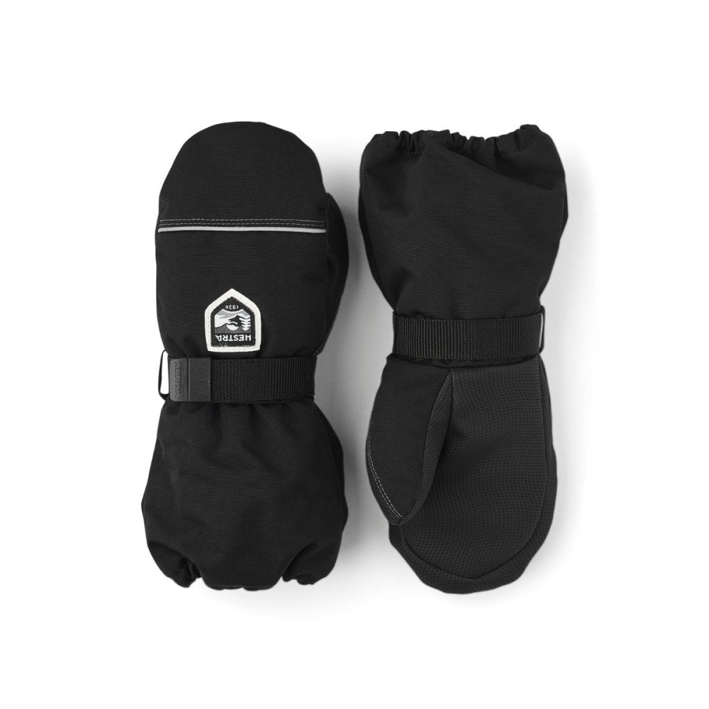 Hestra - Votter Kids Wool Terry Black - Guttelus
