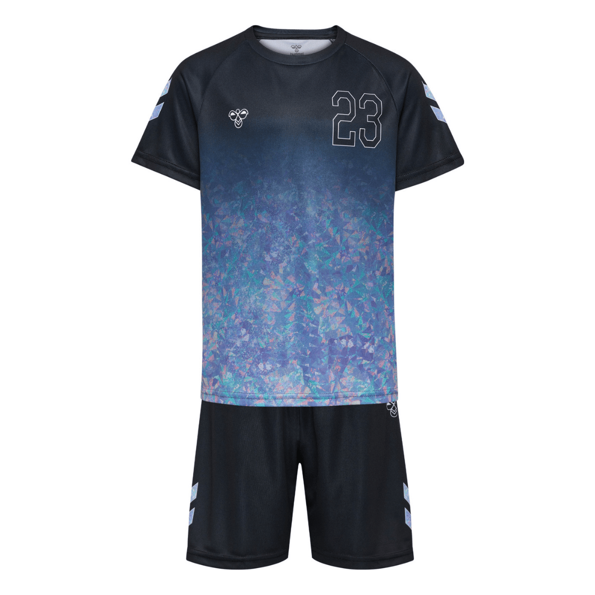 Hummel - Fotballdrakt 2-delt Shimmer Black - Guttelus.no
