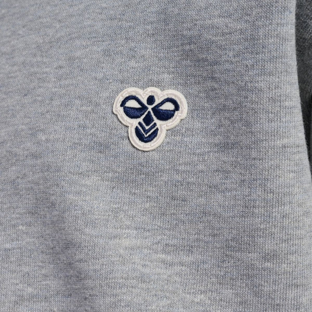 Hummel - Genser Loose Crewneck Bee Grey Melange - Guttelus