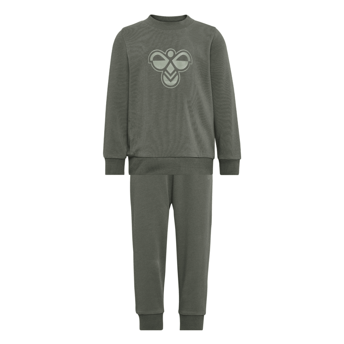 Hummel - Jersey Sett Bee Castor Gray - Guttelus.no