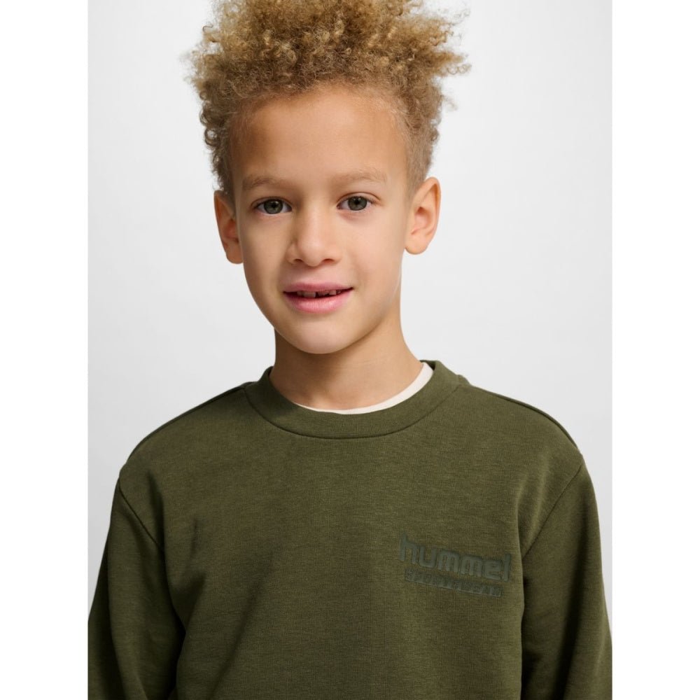 Hummel - Joggedress Base Sweat Set Winter Moss - Guttelus