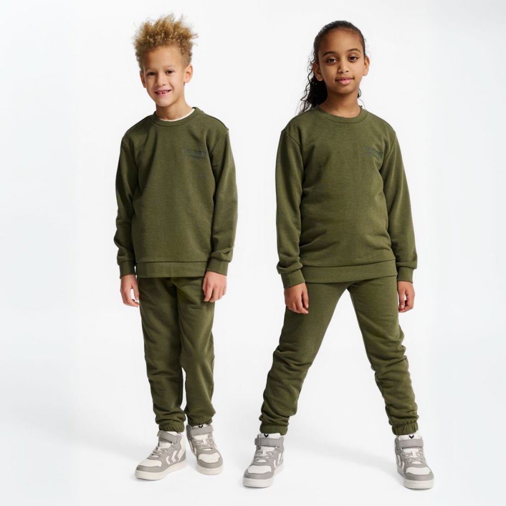 Hummel - Joggedress Base Sweat Set Winter Moss - Guttelus