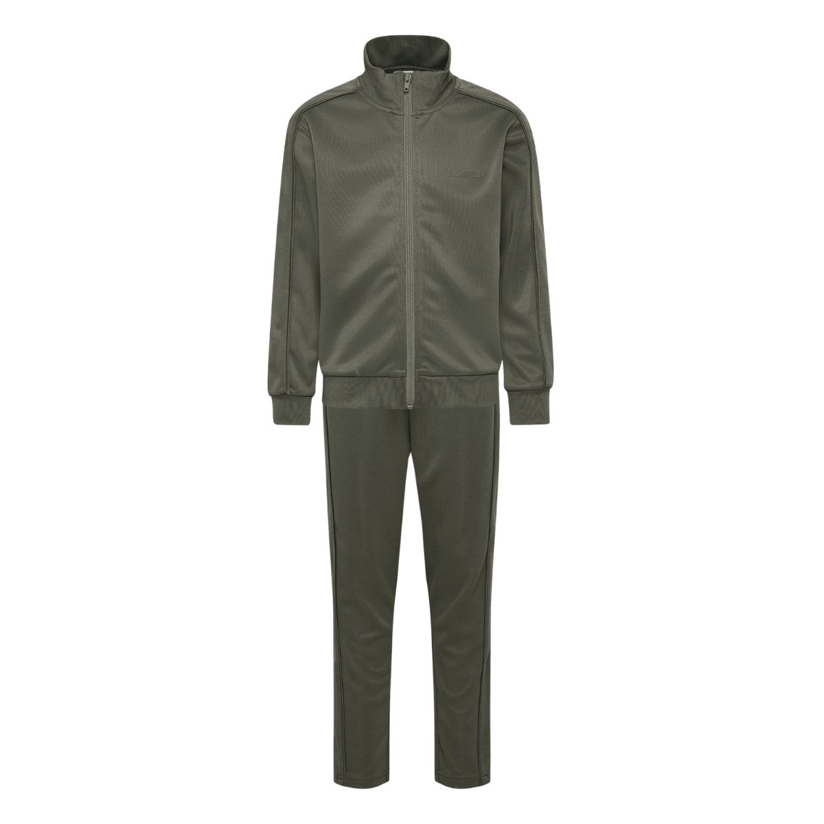 Hummel - Joggedress Logo Castor Gray - Guttelus.no