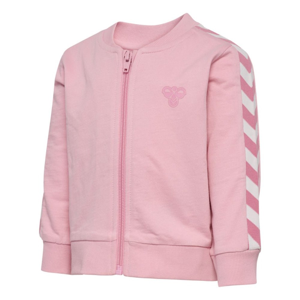 Hummel - Joggesett 2-delt Mini Reg Chevron Set Pink Nectar - Guttelus.no