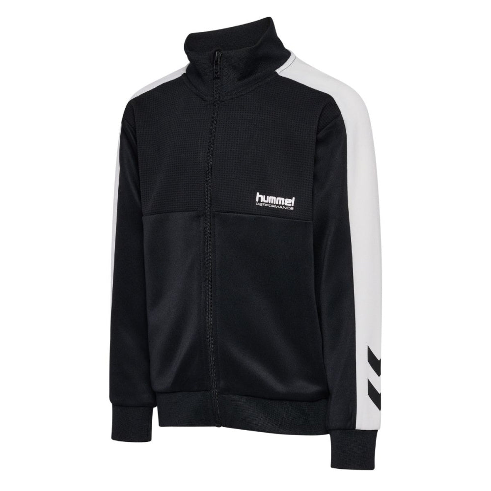 Hummel - Joggesett Colorblock Tracksuit Black - Guttelus