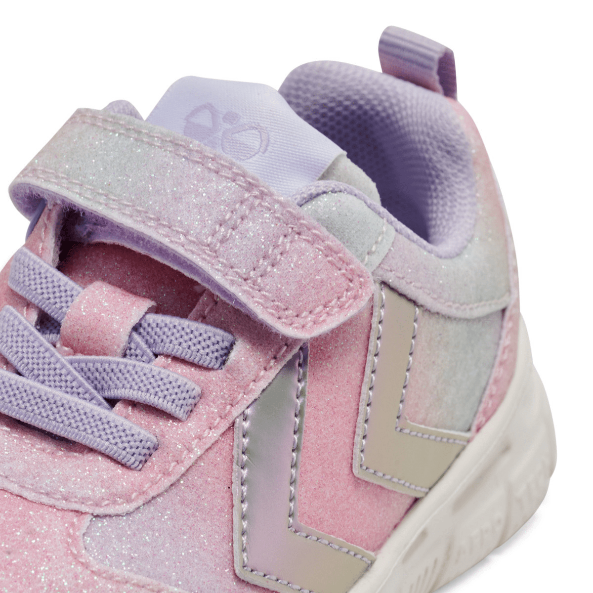 Hummel - Joggesko Crosslite Glitter Infant Multi Color Pink - Guttelus.no