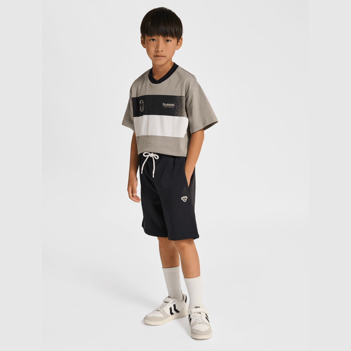 Hummel - Shorts Jr Loose Sweat Bee Black - Guttelus.no