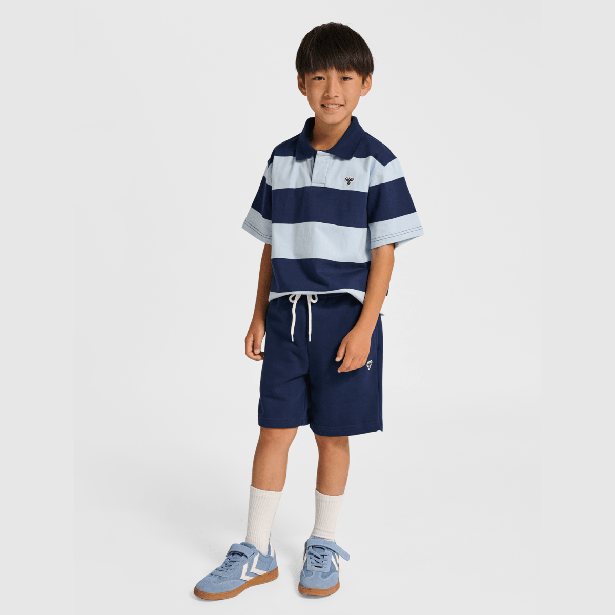 Hummel - Shorts Jr Loose Sweat Bee Dress Blues - Guttelus.no