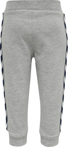 Hummel - Tracksuit Bille Grey Melange - Guttelus.no