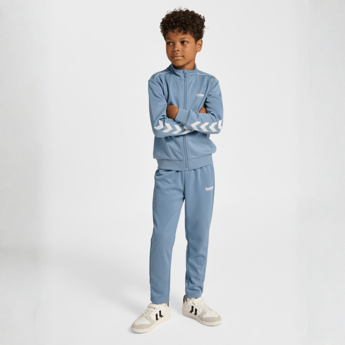 Hummel - Tracksuit Jr Faded Denim - Guttelus