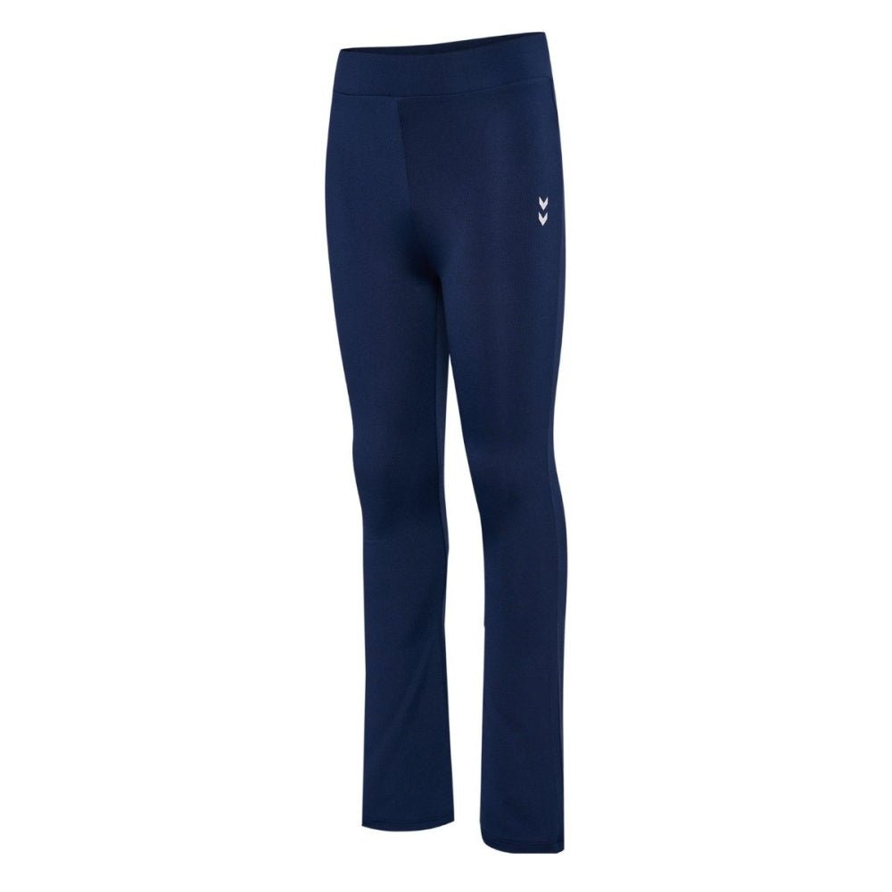 Hummel - Treningstights High Waist Flared Black Iris - Guttelus