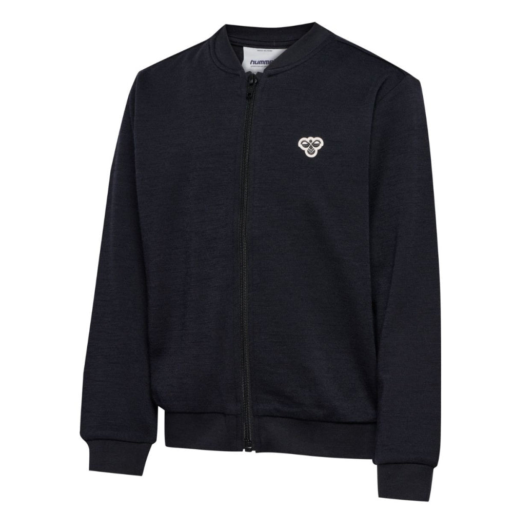 Hummel - Ulljakke Zip Ull og Bomull Black - Guttelus.no