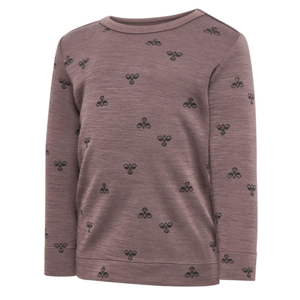 Hummel - Ulltrøye Ull og Bambus Twilight Mauve - Guttelus.no