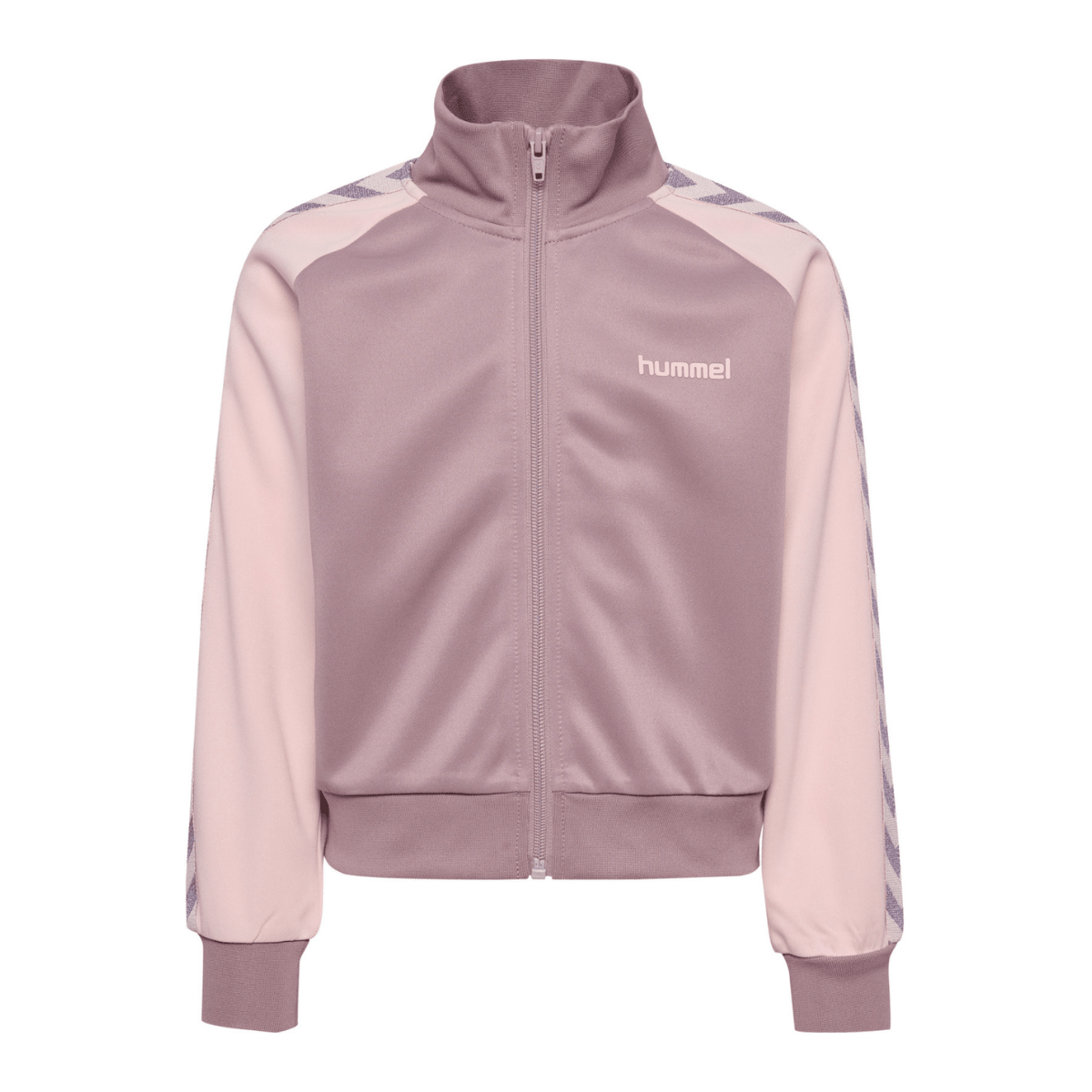 Hummel - Zip-jakke Poly Tape Sea Fog - Guttelus.no