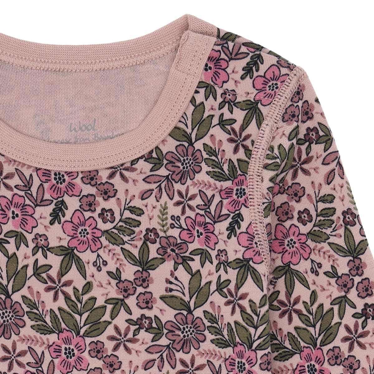 Hust and Claire - Body Ull og Bambus Baloo Flor Adobe Rose