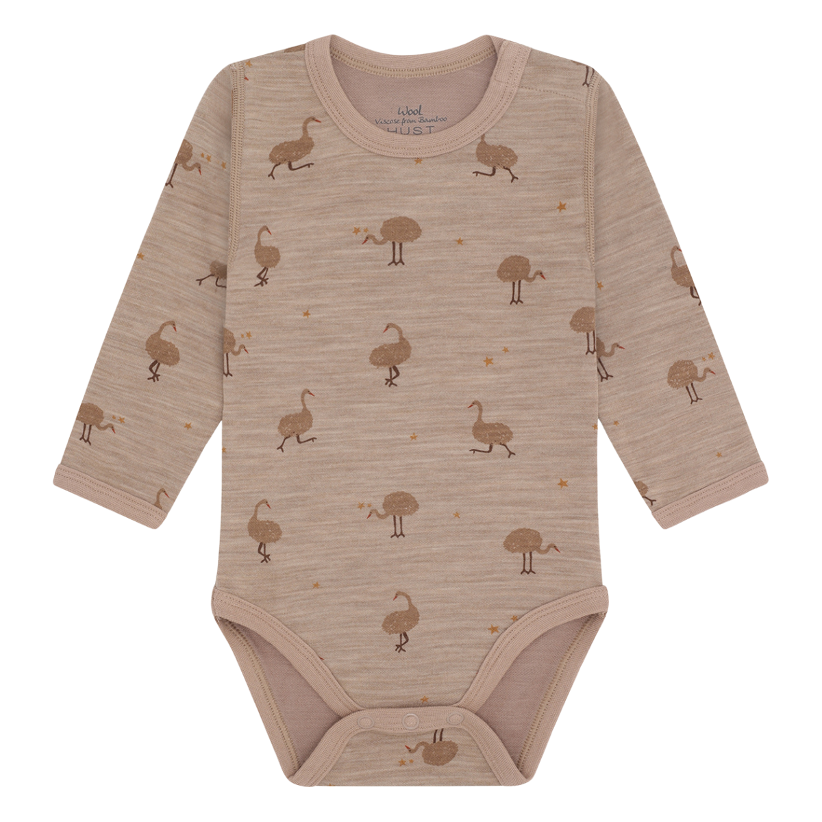 Hust and Claire - Body Ull og Bambus Baloo Ostrich Biscuit