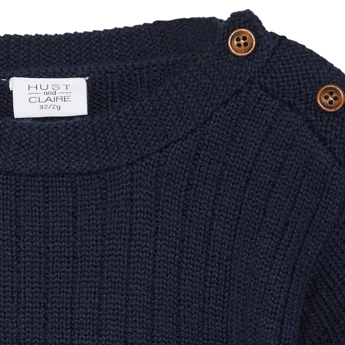 Hust and Claire - Genser i Ull Pil More Navy