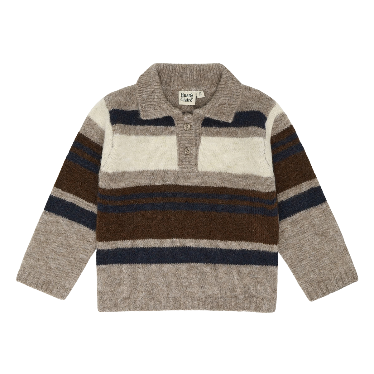 Hust and Claire - Genser Polo Pelle Kangaroo Melange