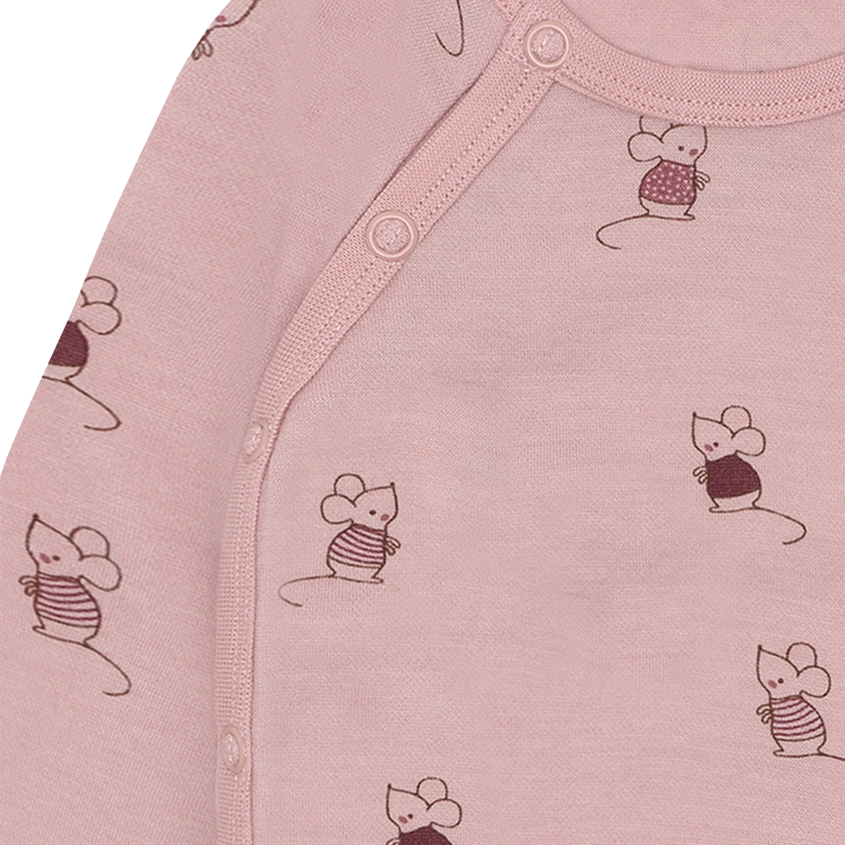 Hust and Claire - Omslagsbody i Ull Bo Wrap Mouse Adobe Rose