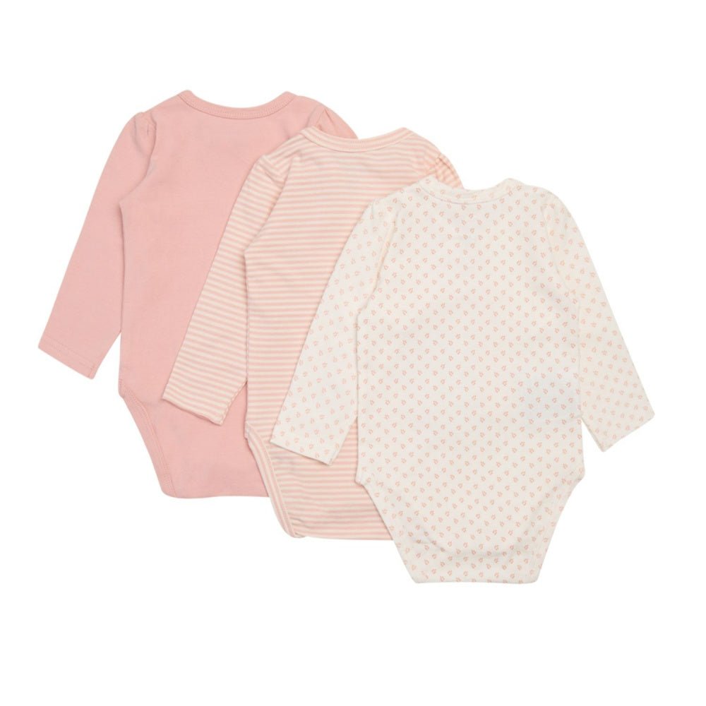 Hust And Claire - Body 3-Pk Blue Dusty Rose - Guttelus.no