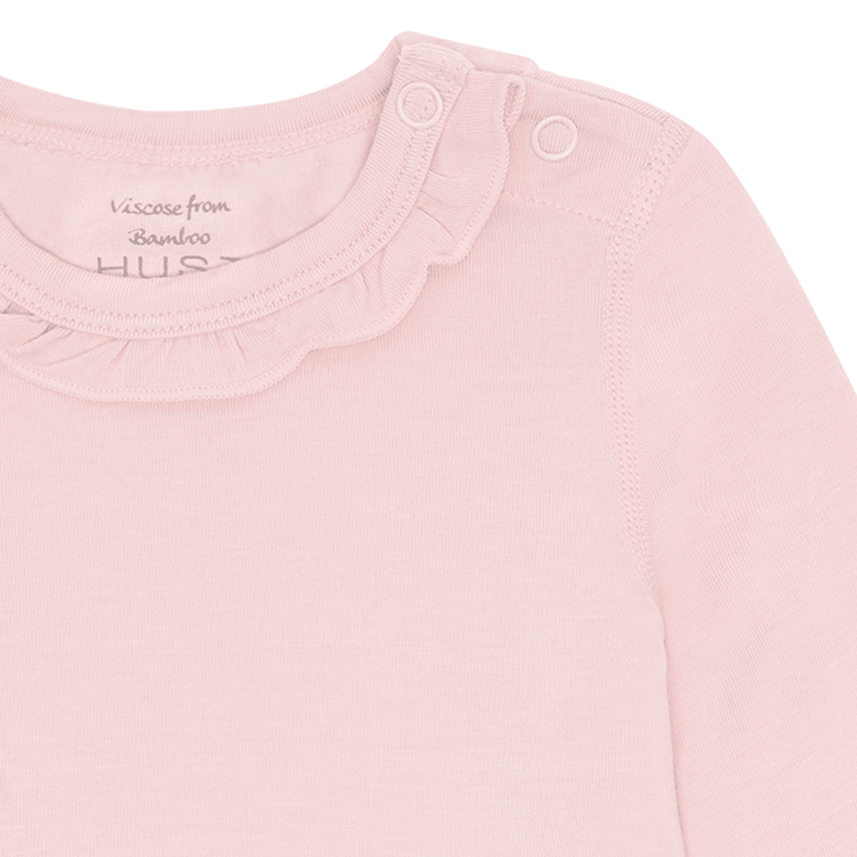 Hust and Claire - Body Bambus Buller Flounce Chalk Pink - Guttelus.no