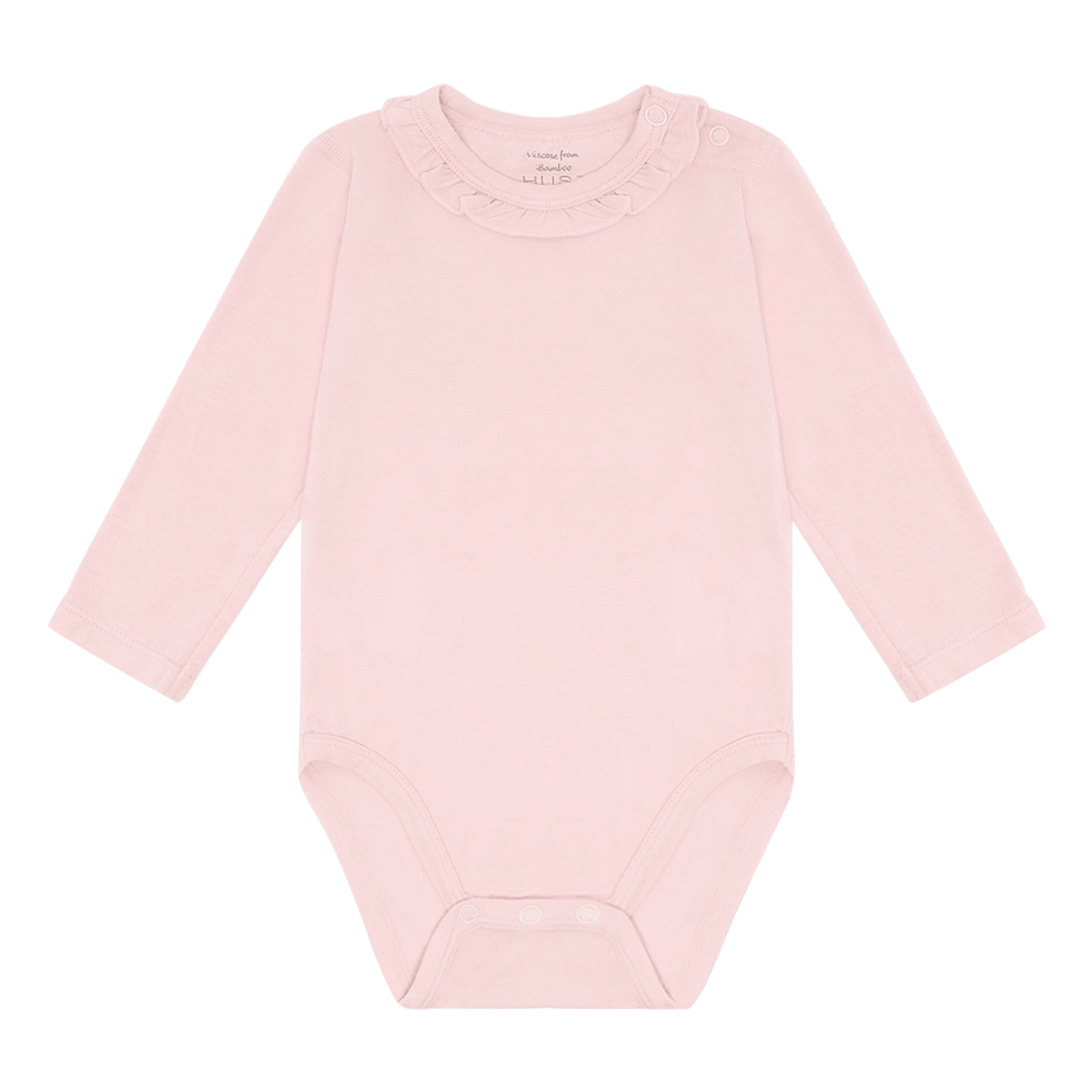 Hust and Claire - Body Bambus Buller Flounce Chalk Pink - Guttelus.no