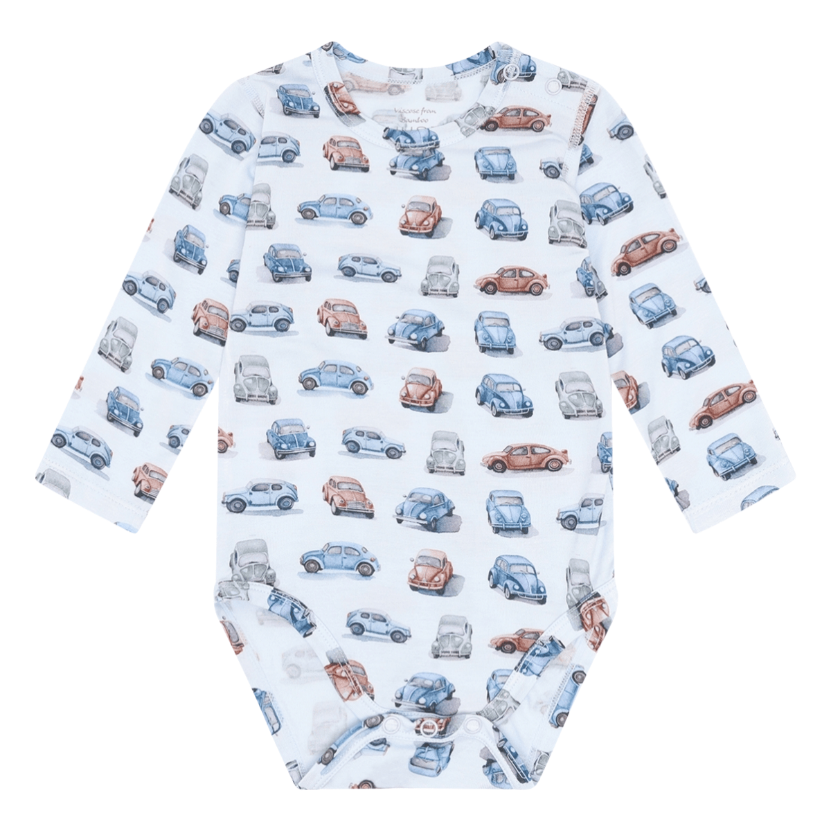 Hust and Claire - Body i Bambus Buller Retro Cars Water - Guttelus.no