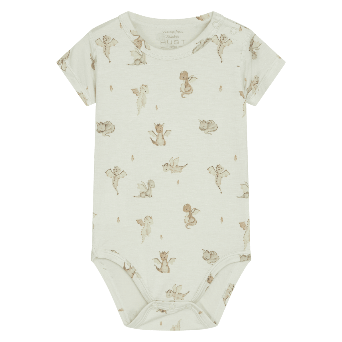 Hust and Claire - Body Kortermet Bambus Buller Dragon Green Hint - Guttelus.no
