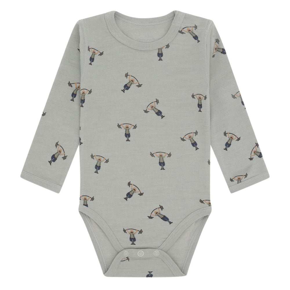 Hust And Claire - Body Ull/ Bambus Baloo Strong Man Forest Fog - Guttelus