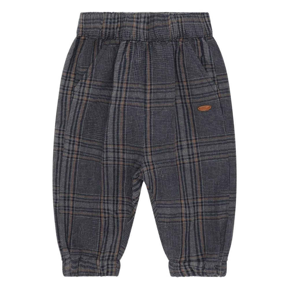 Hust and Claire - Bukse Baby Tue Check Grey Blend - Guttelus