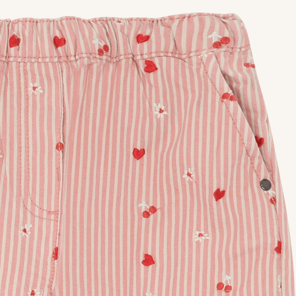 Hust and Claire - Bukse Tammy Stripes Sorbet - Guttelus