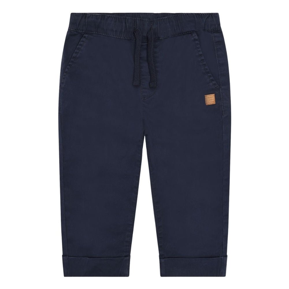 Hust and Claire - Bukse Trevor Twill More Navy - Guttelus.no