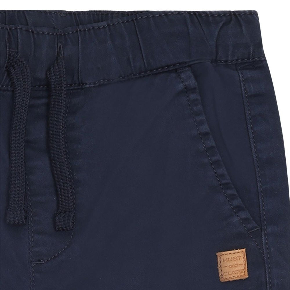Hust and Claire - Bukse Trevor Twill More Navy - Guttelus.no