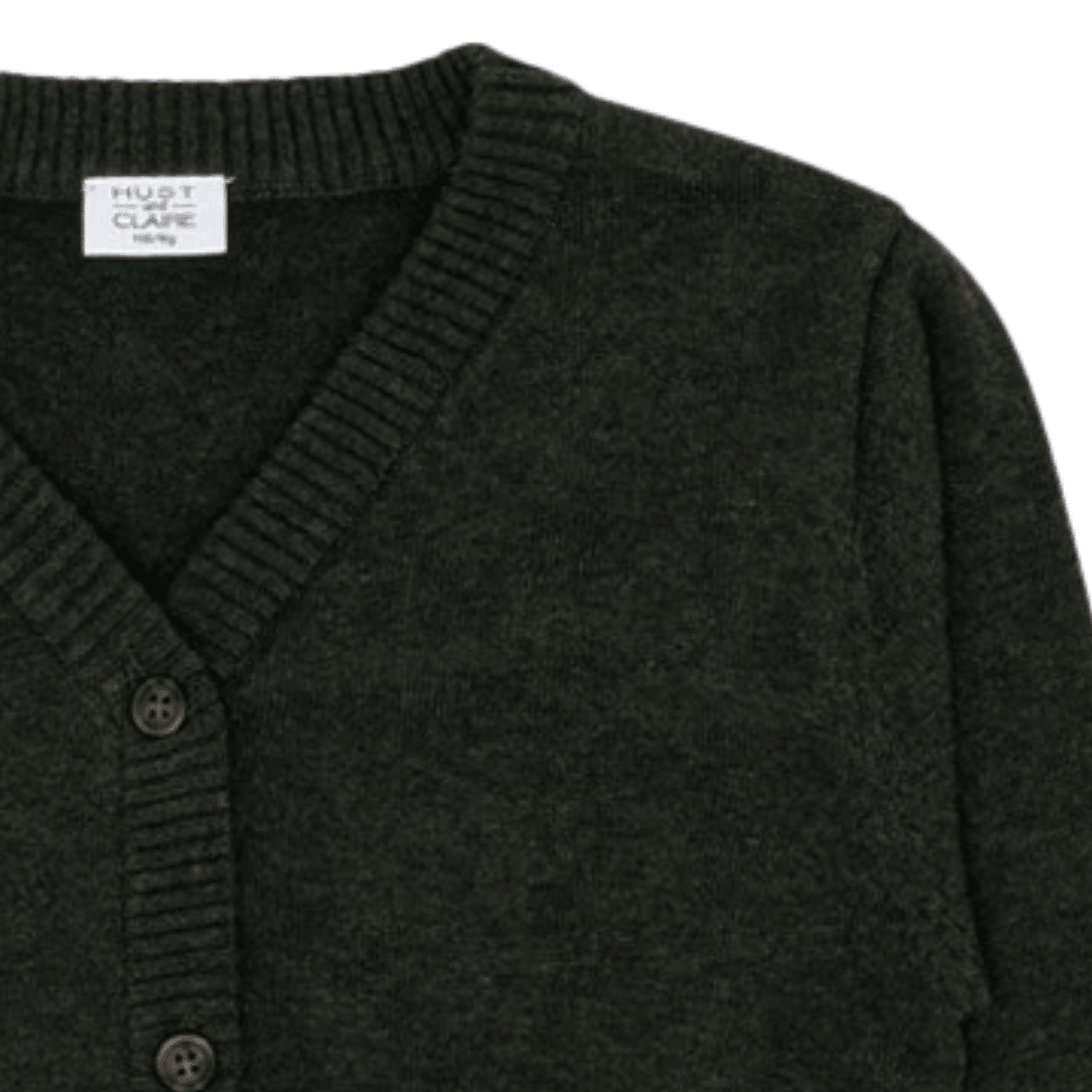 Hust and Claire - Cardigan Carsten Dark Grey Melange - Guttelus
