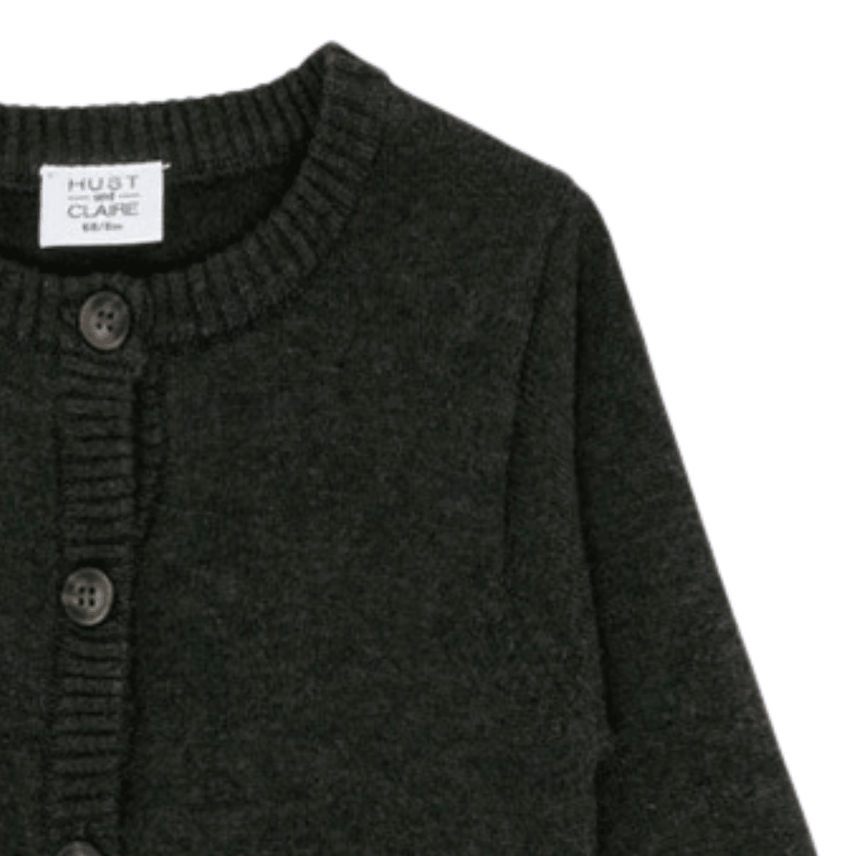 Hust and Claire - Cardigan Clyde Dark Grey Melange - Guttelus