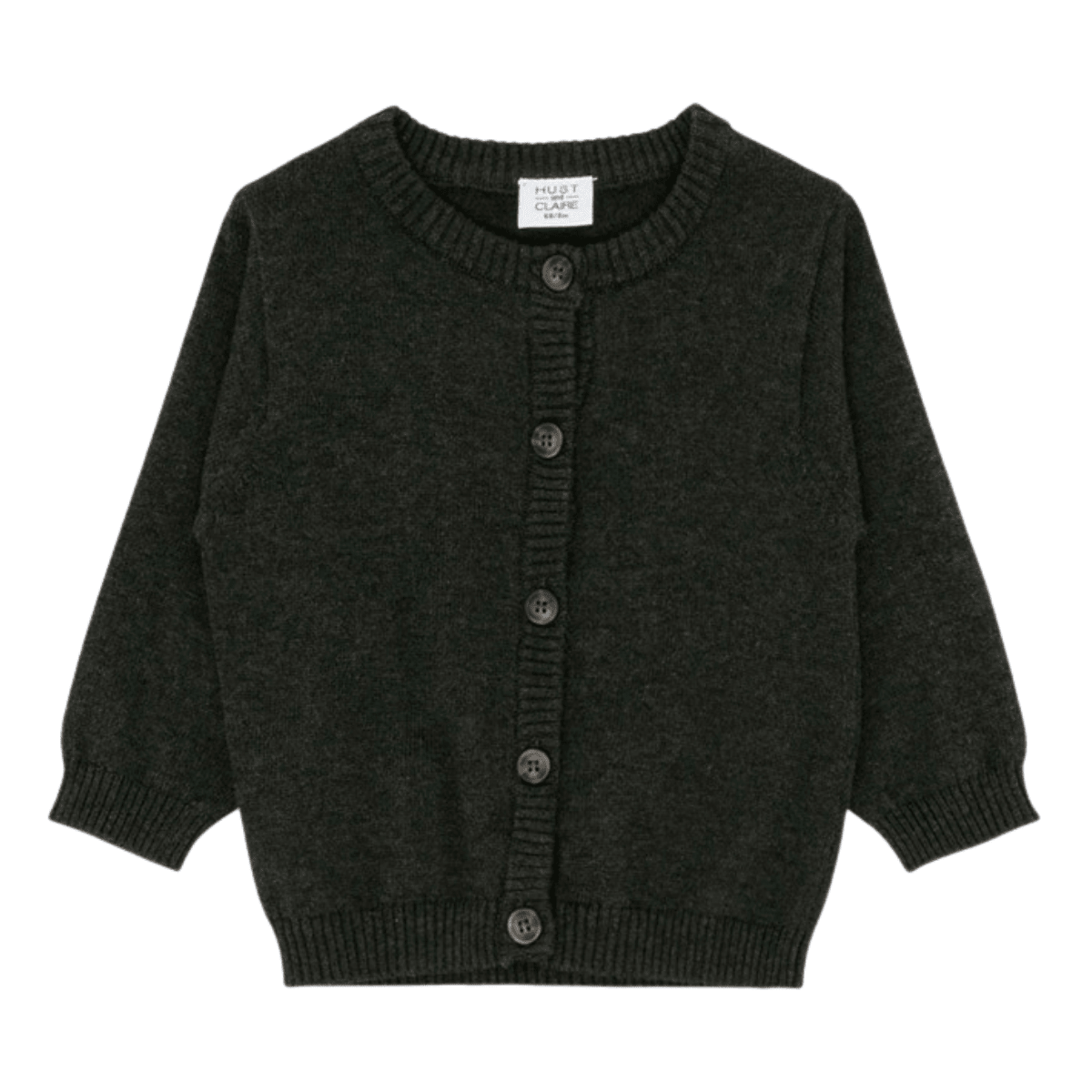 Hust and Claire - Cardigan Clyde Dark Grey Melange - Guttelus