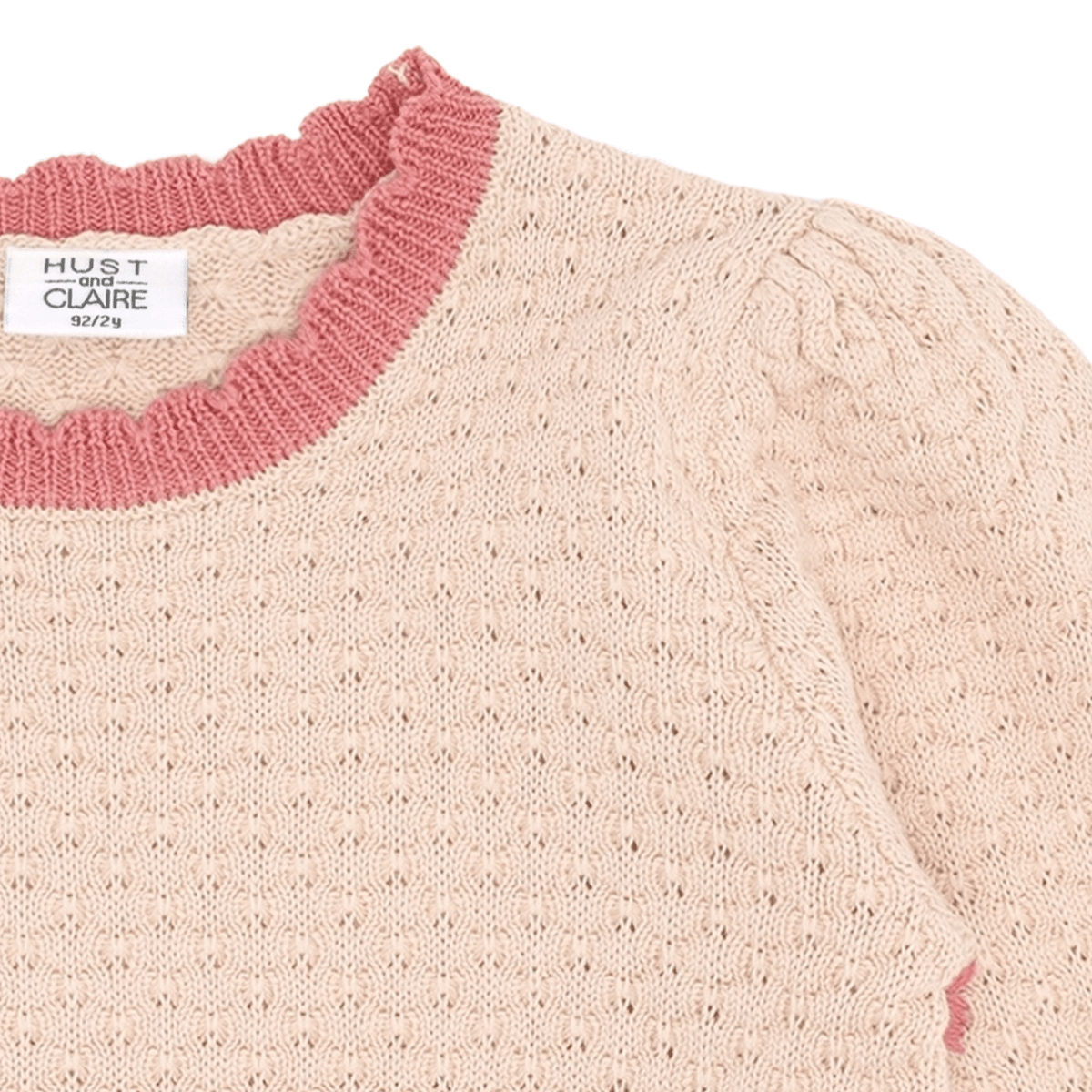Hust and Claire - Genser Knit Pippa Flower Quartz - Guttelus