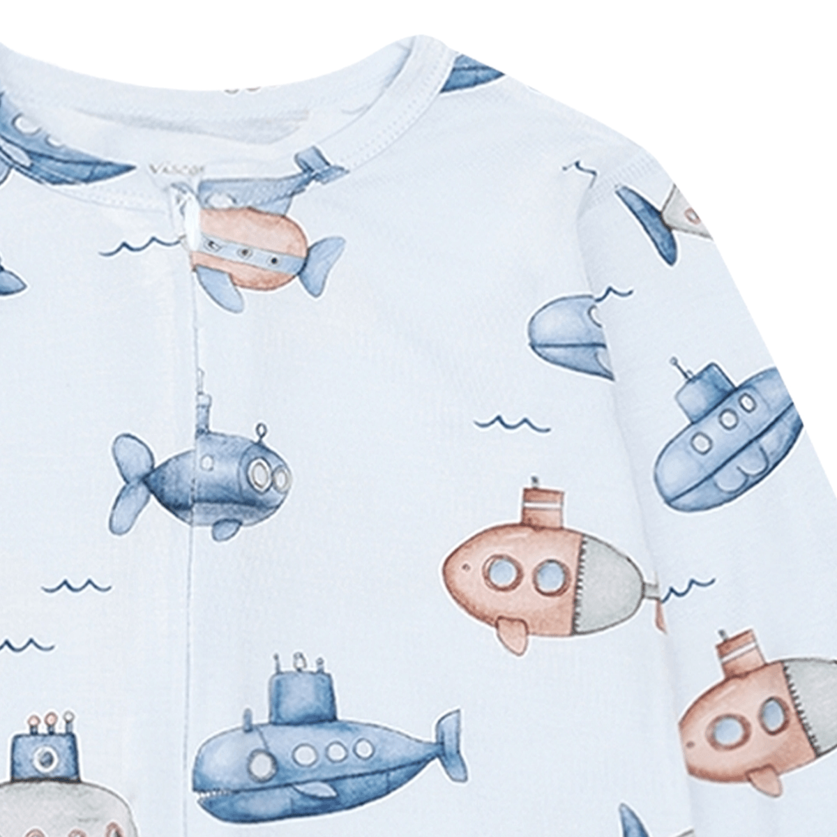 Hust and Claire - Heldress i Bambus Mulle Submarine Water - Guttelus.no