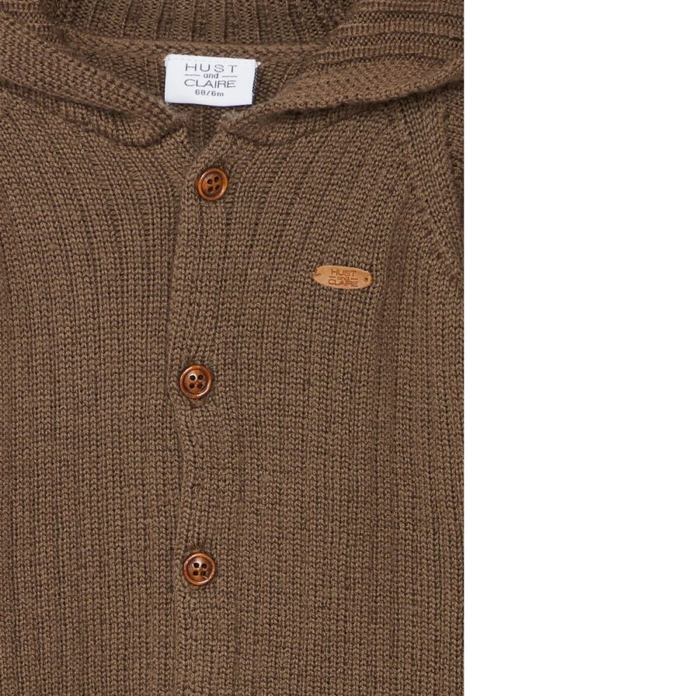 Hust and Claire - Heldress Ulldress Strikket Murri Coffee - Guttelus