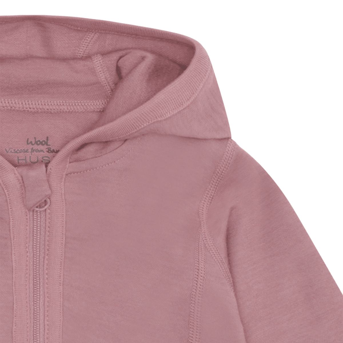 Hust and Claire - Jakke i Ull og Bambus Camil Jacket Pale Mauve - Guttelus.no