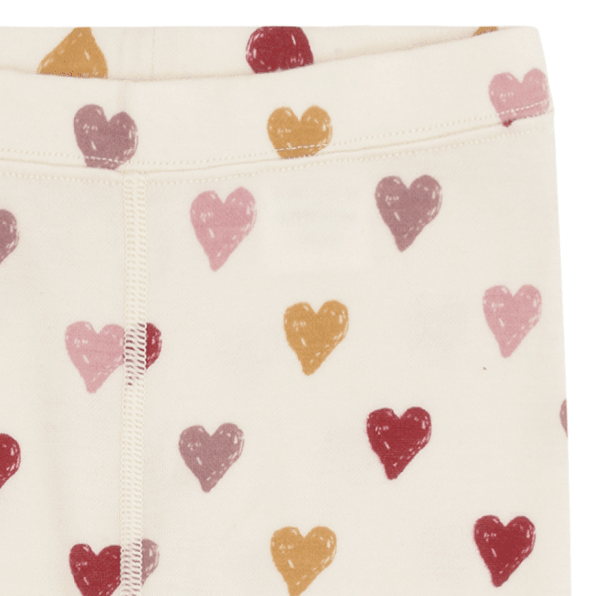 Hust And Claire - Longs Ull og Bambus Laki Heart Off White - Guttelus