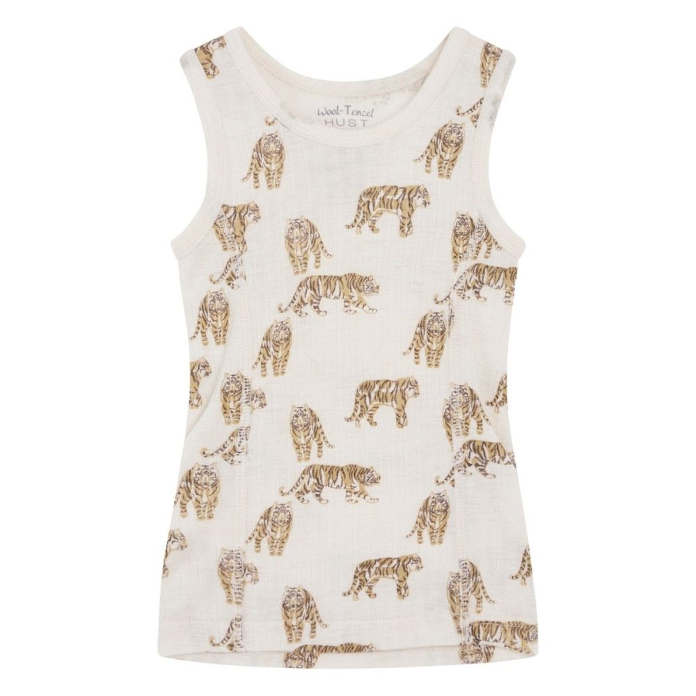 Hust And Claire - Singlet Ull og Lyocell Fecel French Oak - Guttelus