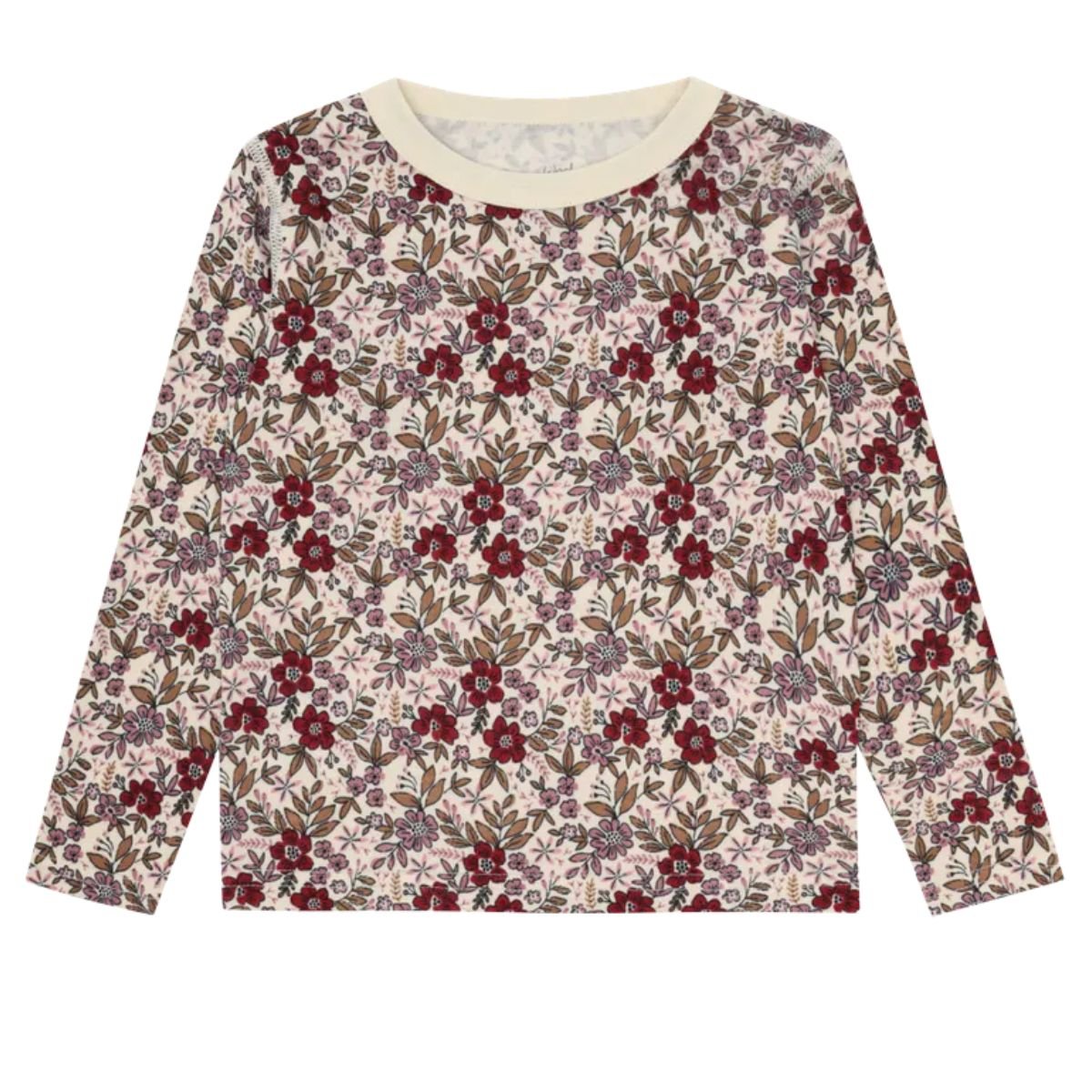 Hust And Claire - Trøye Ull/ Bambus Abba Flor Off White - Guttelus