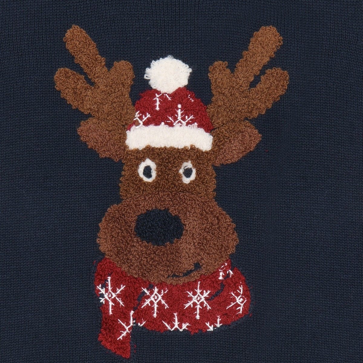 Hust and Claire - Vest Princo Reindeer More Navy - Guttelus