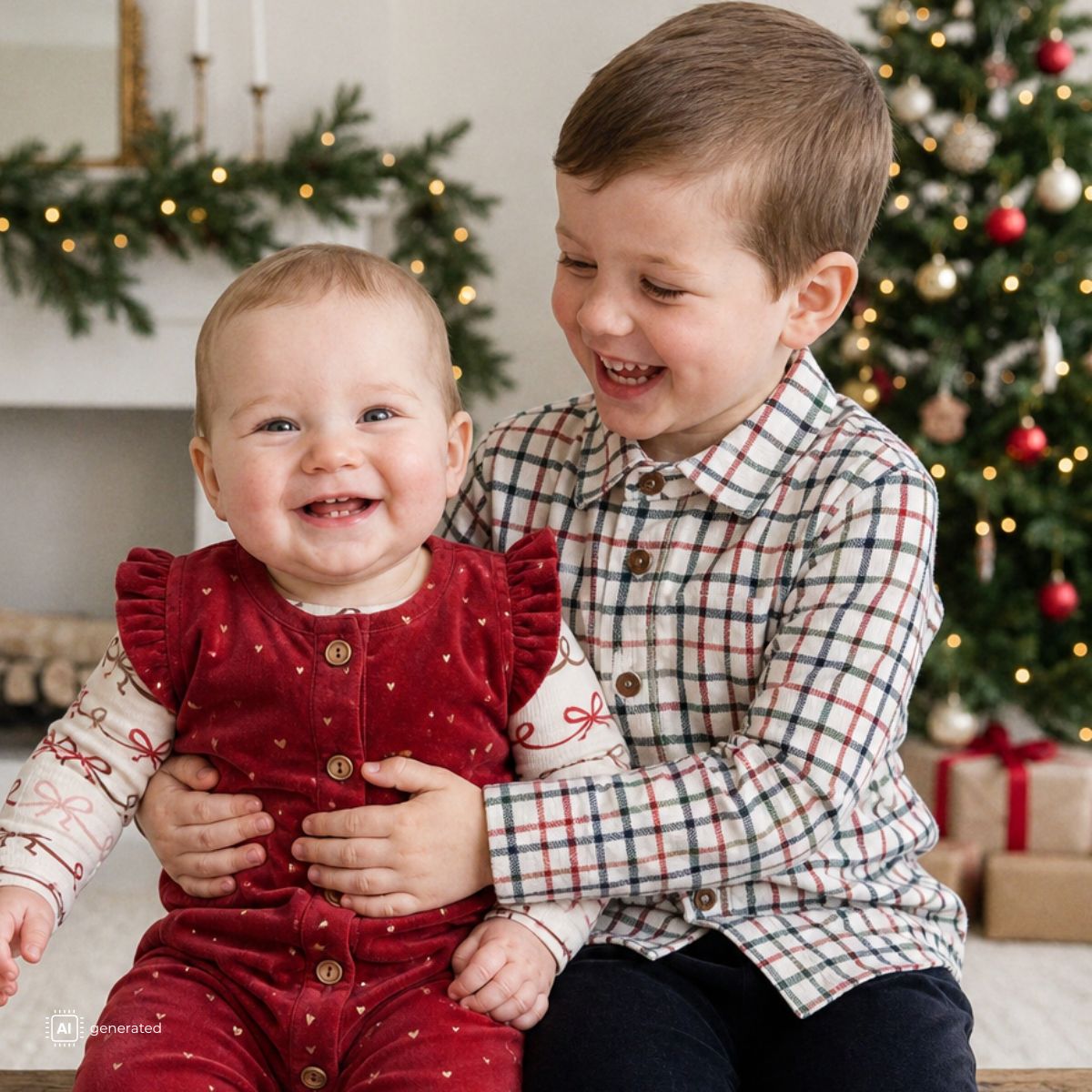 Hust and Claire - Skjorte Ravn Christmas Sugar