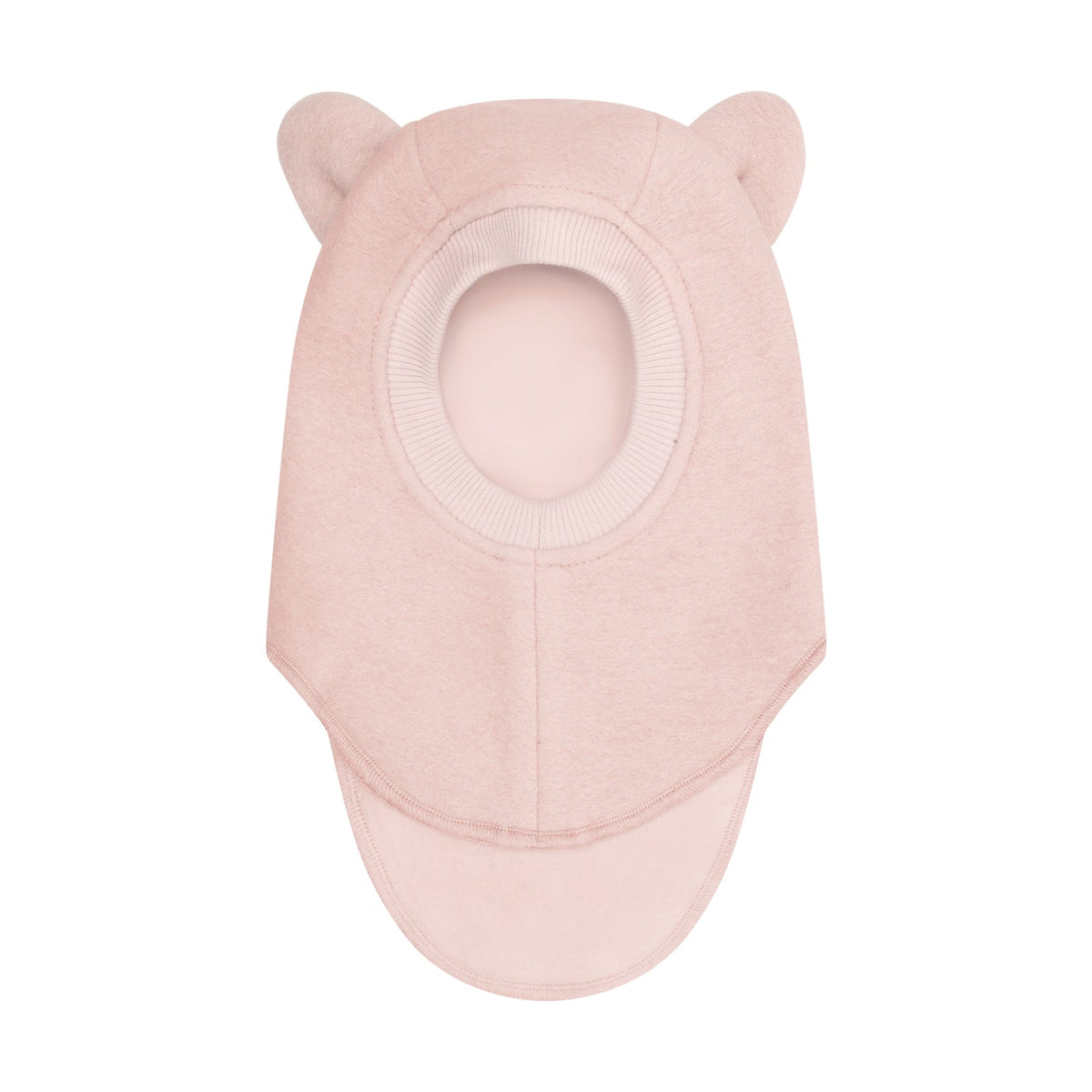 Huttelihut - Balaclava Ull Bamseører Rose Smoke - Guttelus