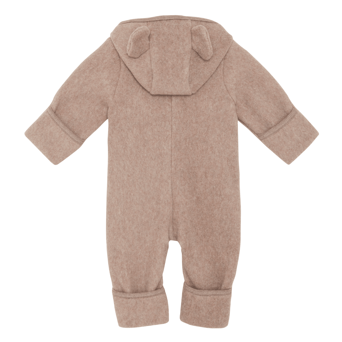 Huttelihut - Heldress Bomullsfleece Ører Savannah Melange - Guttelus